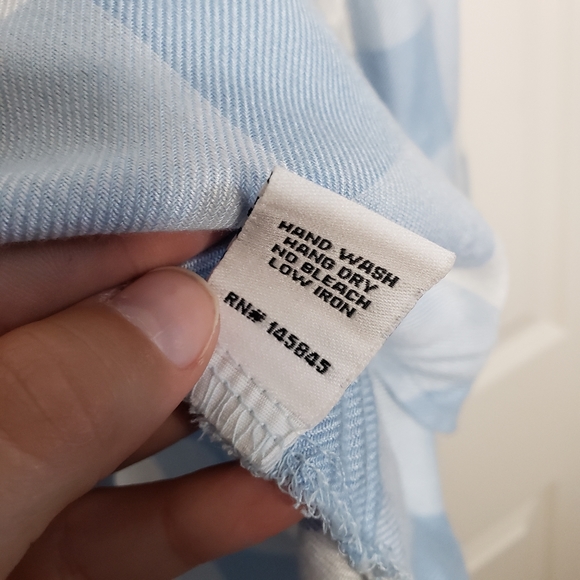 Allen b Allen Schwartz plaid tunic long sleeve - Picture 3 of 5